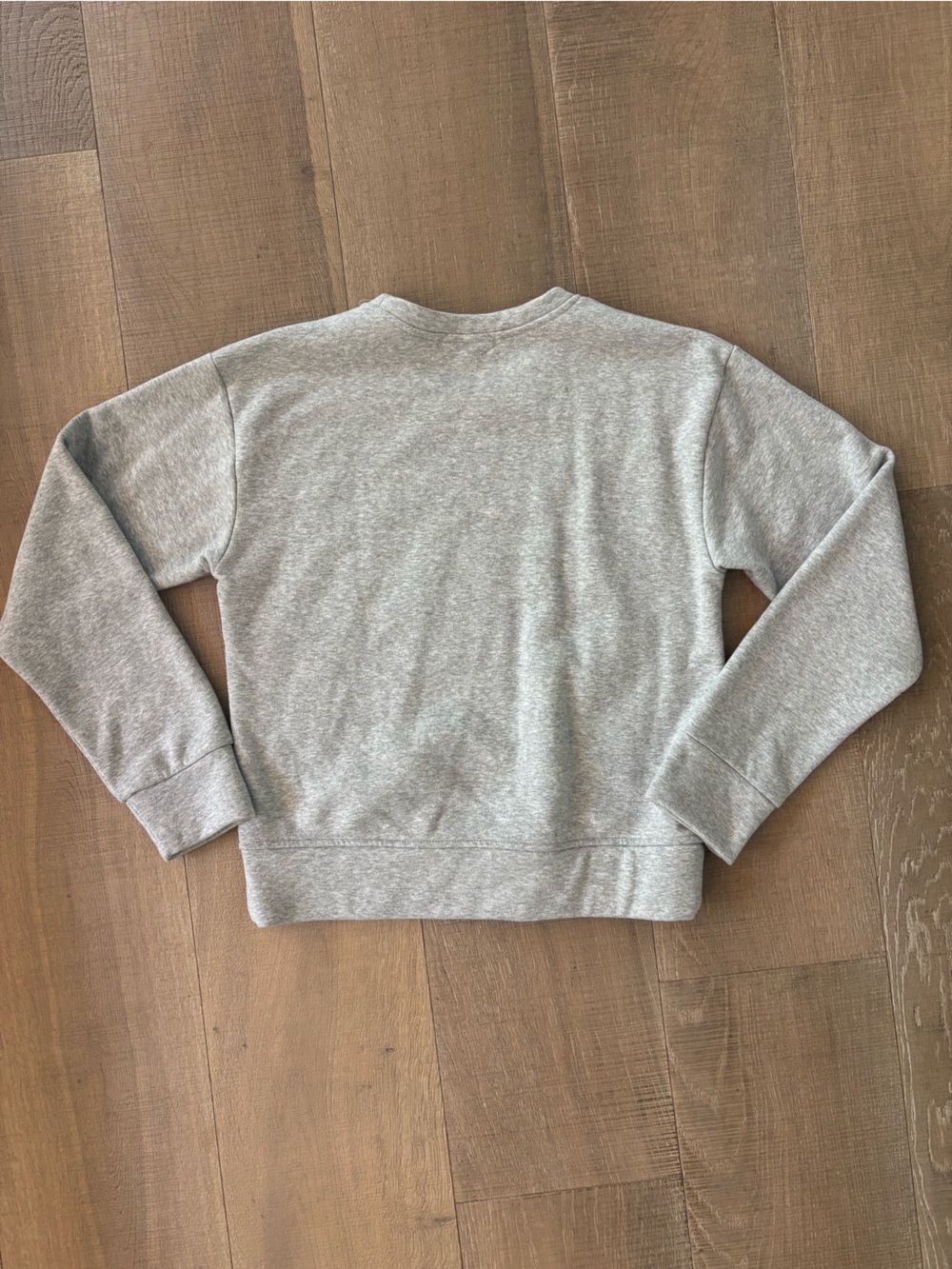 Evereve Women's Grey Sweatshirt with Rainbow Stripes - Picture 4 of 4